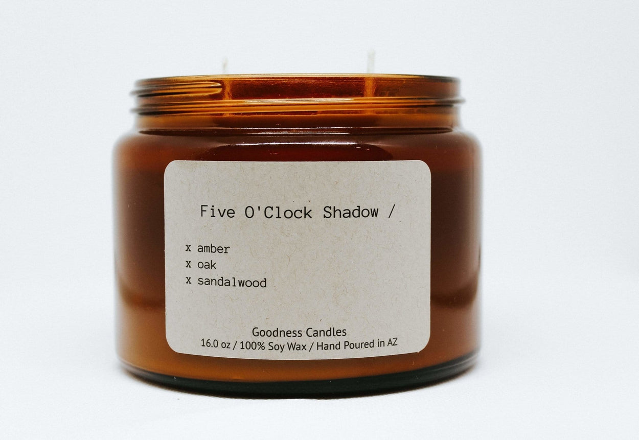 Five O'Clock Shadow Goodness Candles