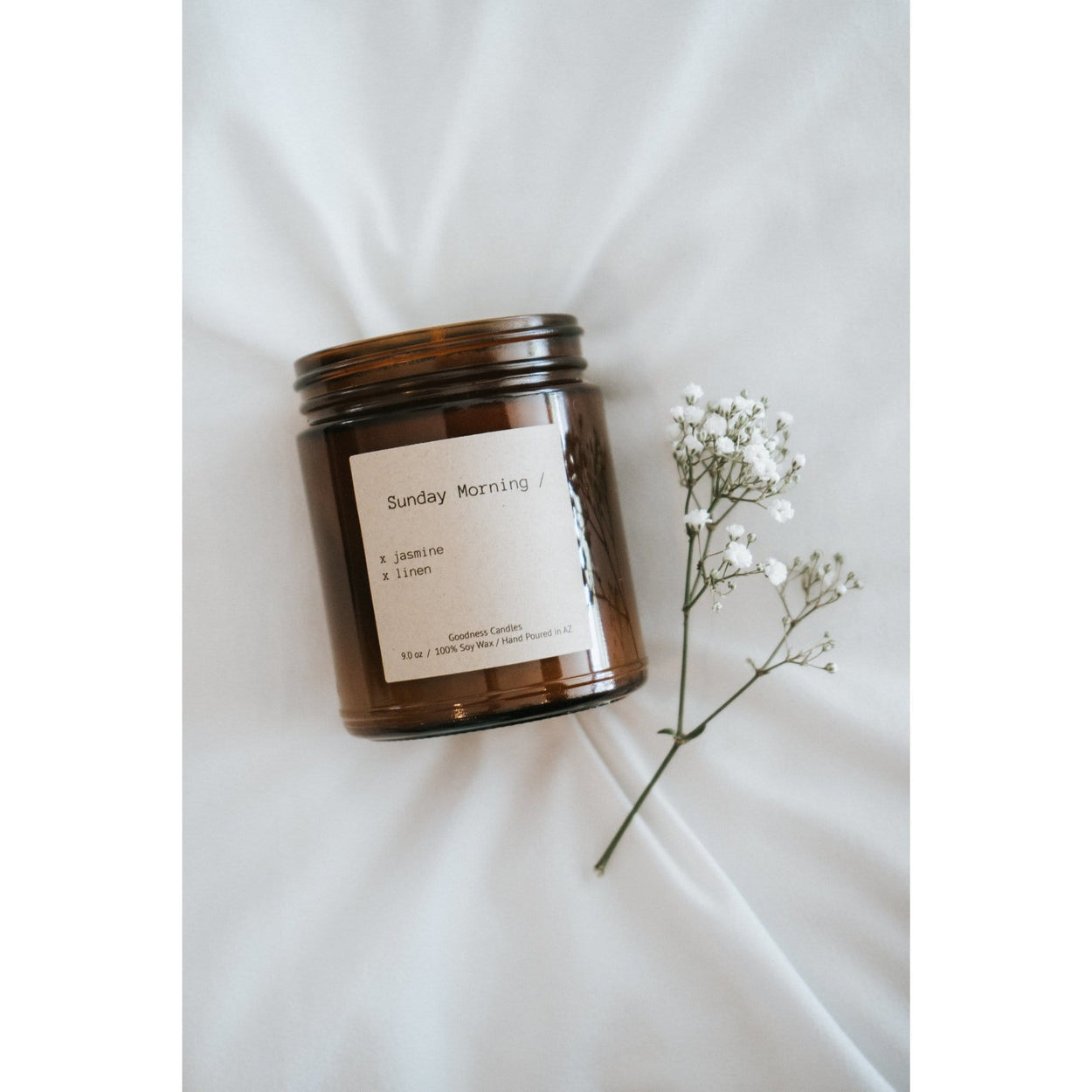 Candles Soft linen scent Sunday Morning Gooodness Candles goodnesscandles.com
