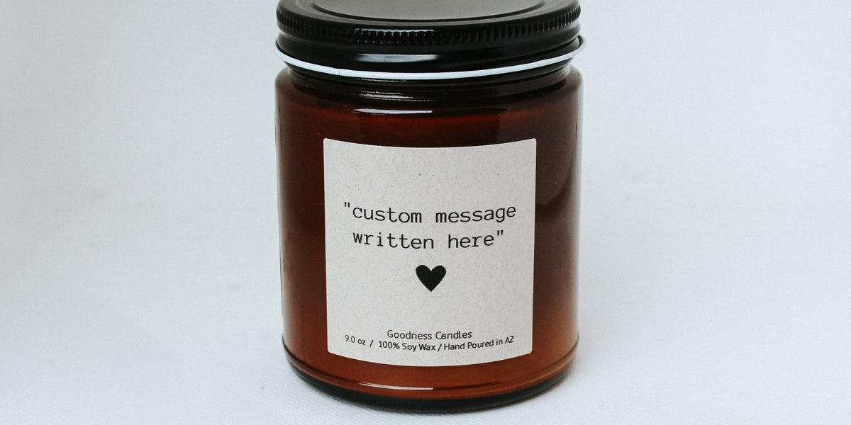 Custom Label Candle — The Haute Wick Social