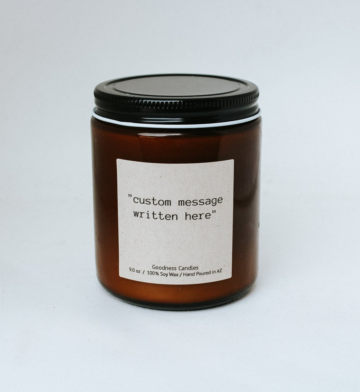 "Custom Label" Goodness Candles