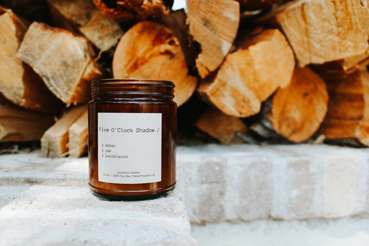 Five O' Clock Shadow is the perfect musty candle scent