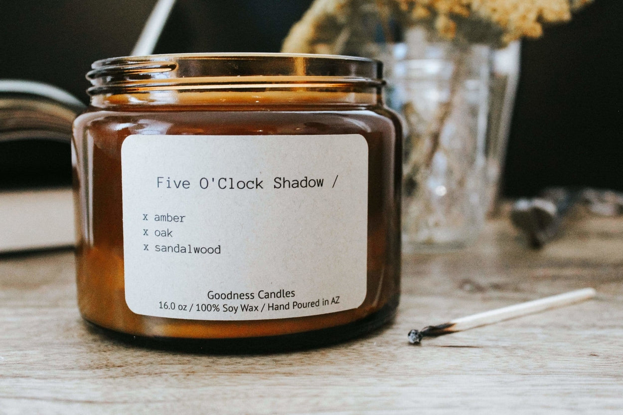 Five O'Clock Shadow Goodness Candles
