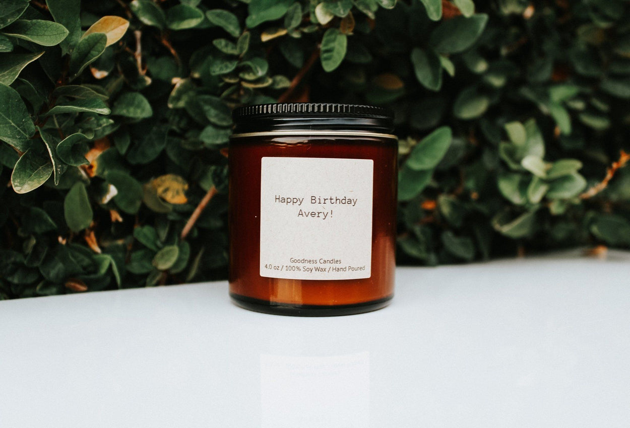 Mini Custom Label Goodness Candles